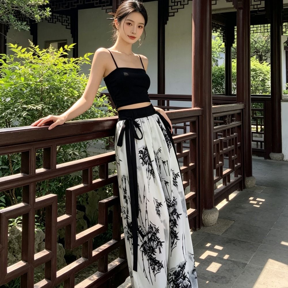 Silk Painting Dye - Retro Ice Silk Ink Painting Casual