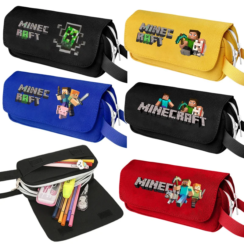 Art Craft Bag - Miner Crafting Pixel Series Pencil Case