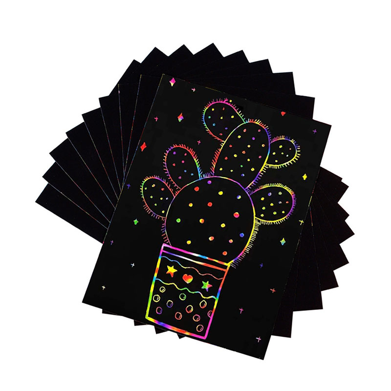 Art Craft Rainbow - Rainbow Magic Color Scratch Art Paper