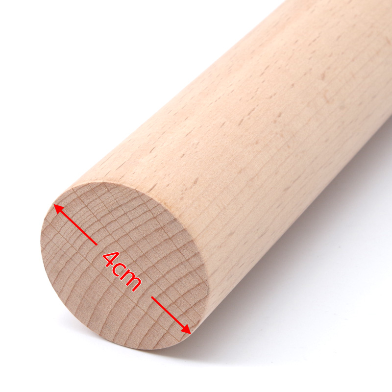 Art Craft With Ice Cream Stick - 50cm L Wooden Round Popsicle Stick