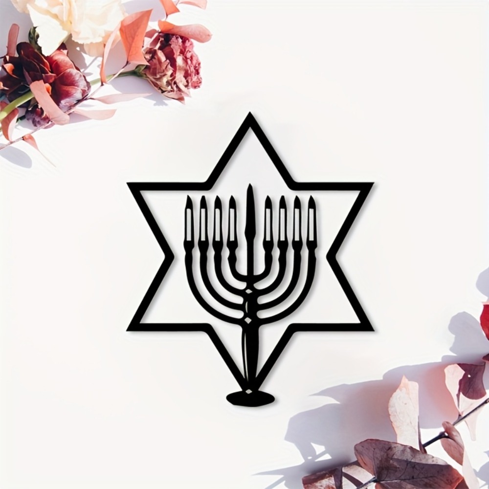 Art & Craft Paper Origami - CIFBUY Metal Wall Art Menorah Star
