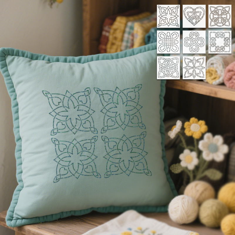 Art Craft Template - YOMDID 8pcs Ancient Symbol Pattern Sewing