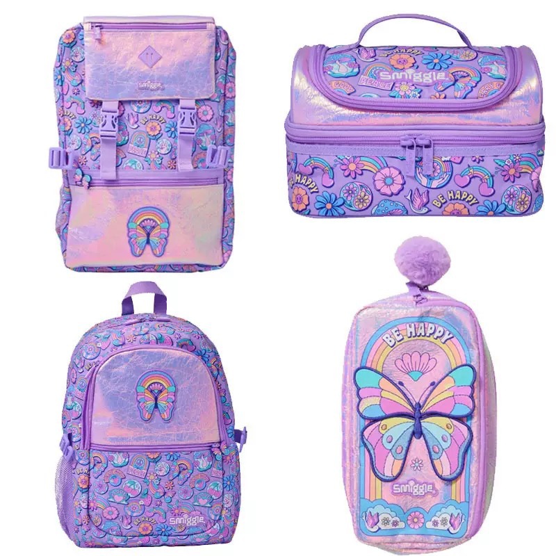 Art Craft Butterfly - Australian Girls' Children's School Bag Primary