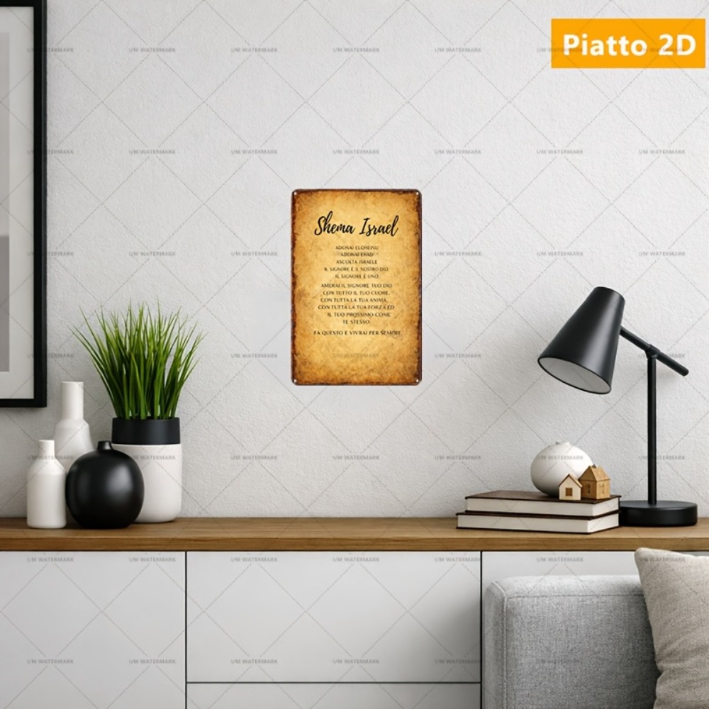 Art & Craft Paper Origami - CIFBUY Hebrew Scripture Aluminum Wall Art