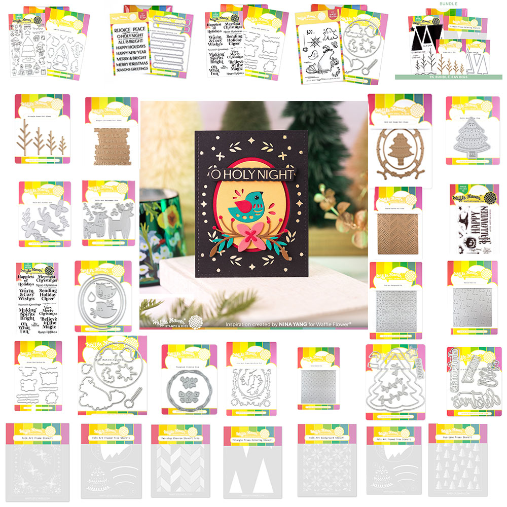 Art Craft Template - Folk Art Background Metal Cutting Dies