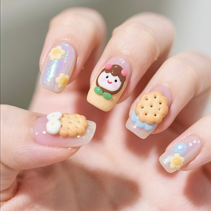 Cute Animal Nail Art & Cookie  - Art Craft Template ulasan dan harga