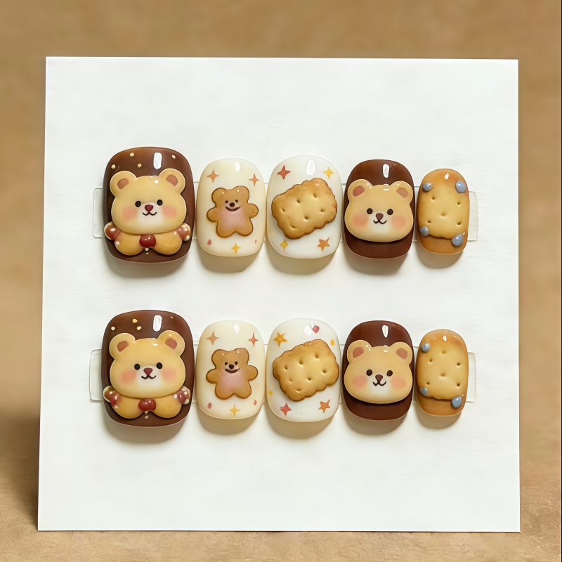Cute Animal Nail Art & Cookie  - Art Craft Template ulasan dan harga