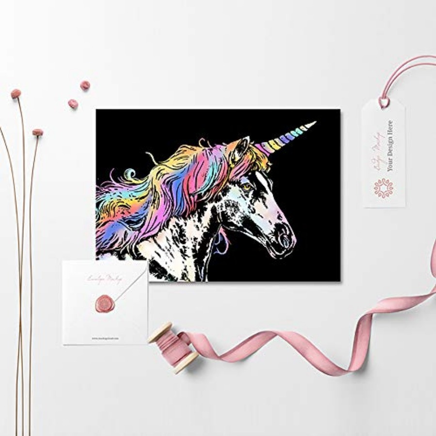 Rainbow Scratch Art Painting P - Art Craft Rainbow ulasan dan harga
