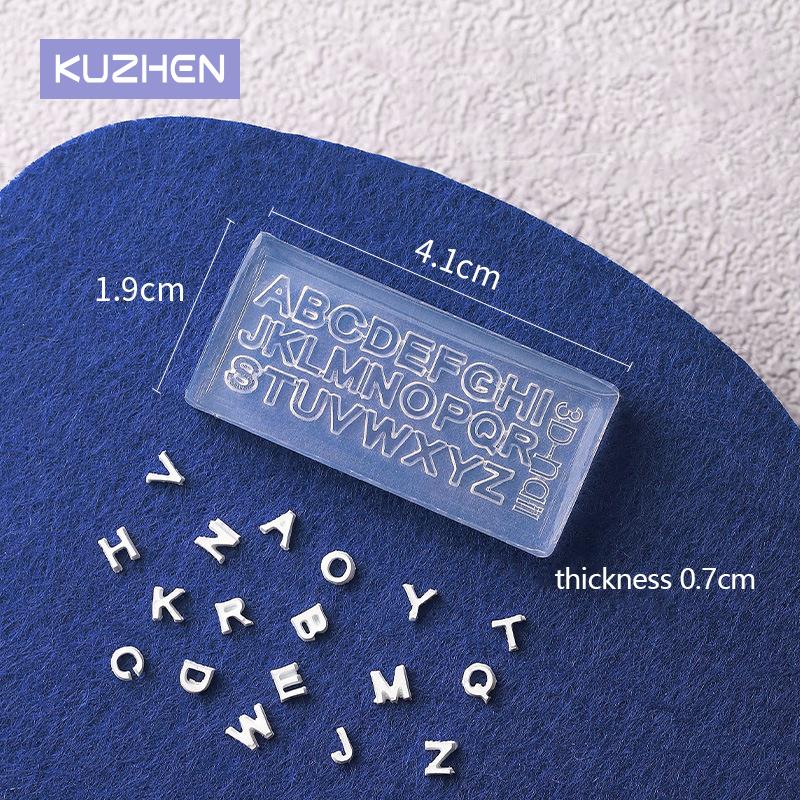 A-Z Letters Nail Art Silicone  - Art And Craft Letter Z ulasan dan harga
