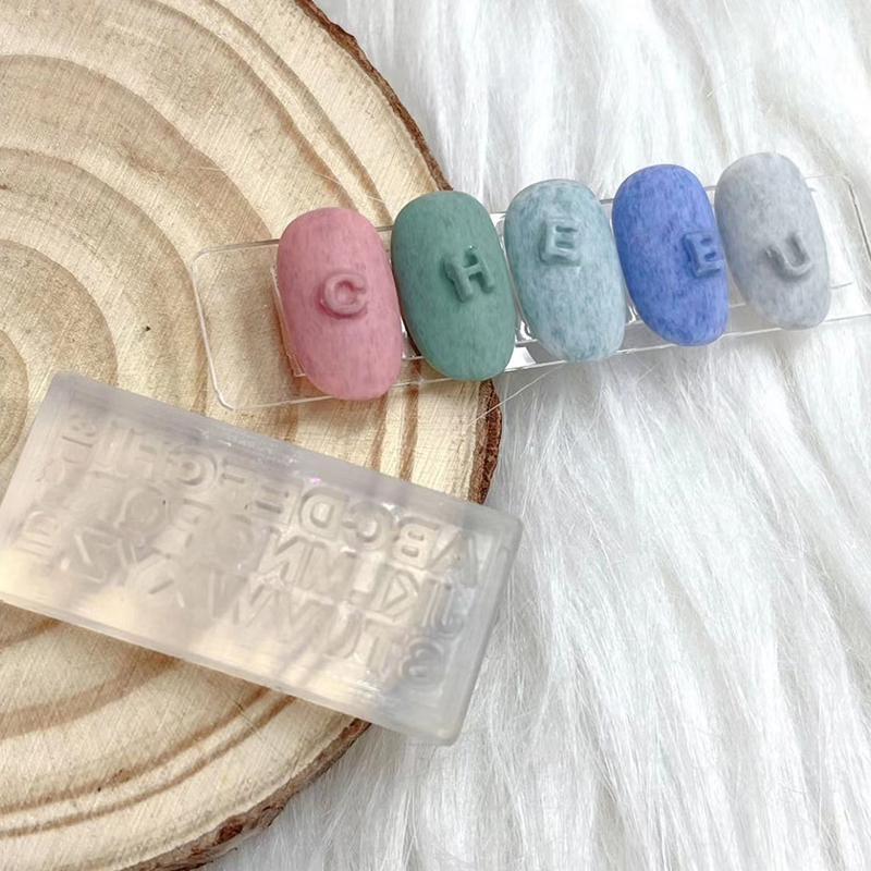 A-Z Letters Nail Art Silicone  - Art And Craft Letter Z ulasan dan harga