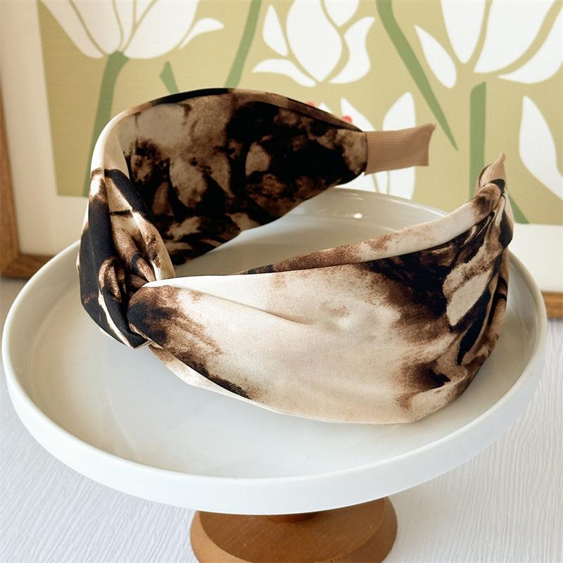 Tie-Dye Printed Headband - Vin - Silk Painting Dye ulasan dan harga