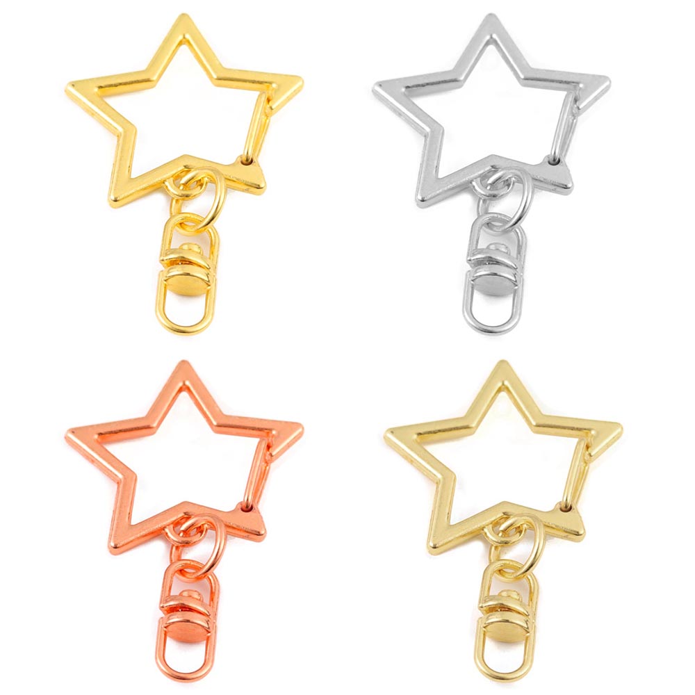 10Pcs Alloy Star Shaped Snap K - Art Craft Gifts ulasan dan harga