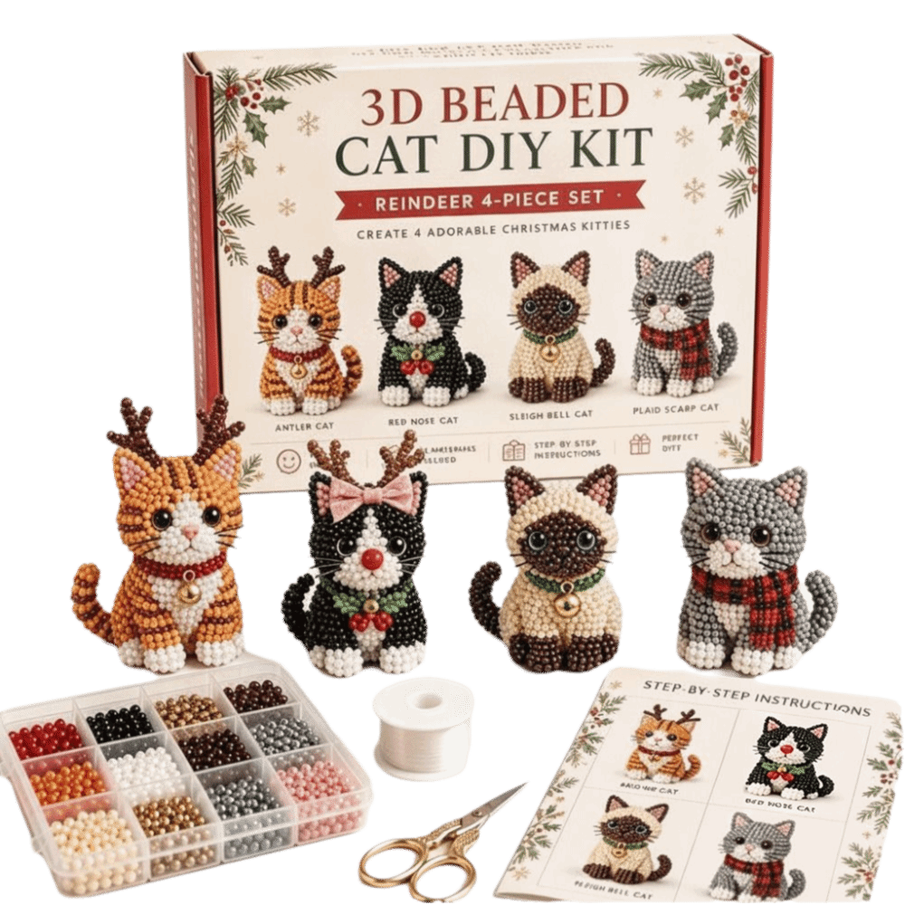 Tiny Beads 3D Beaded Animal Ki - Art Craft Rainbow ulasan dan harga