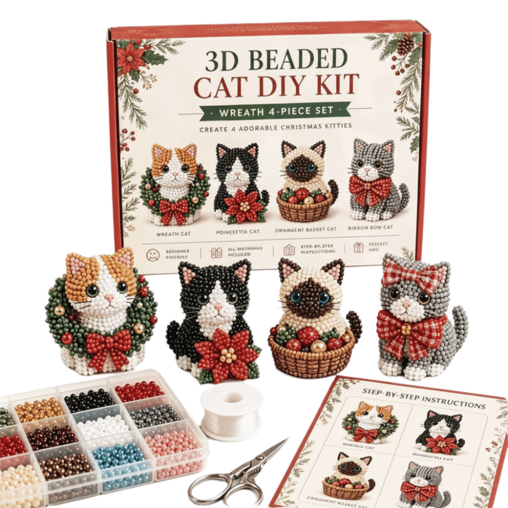 Tiny Beads 3D Beaded Animal Ki - Art Craft Rainbow ulasan dan harga