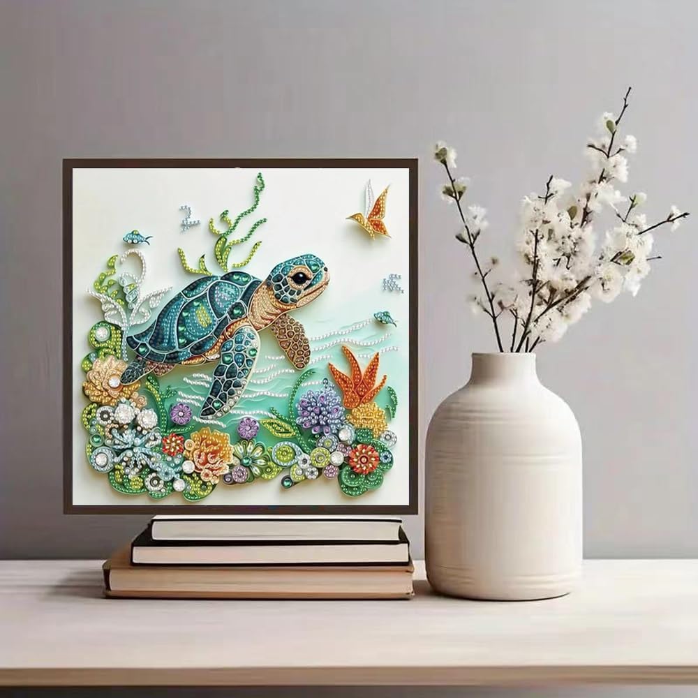 Sea Turtle Animal Diamond Pain - Art Craft Animals ulasan dan harga