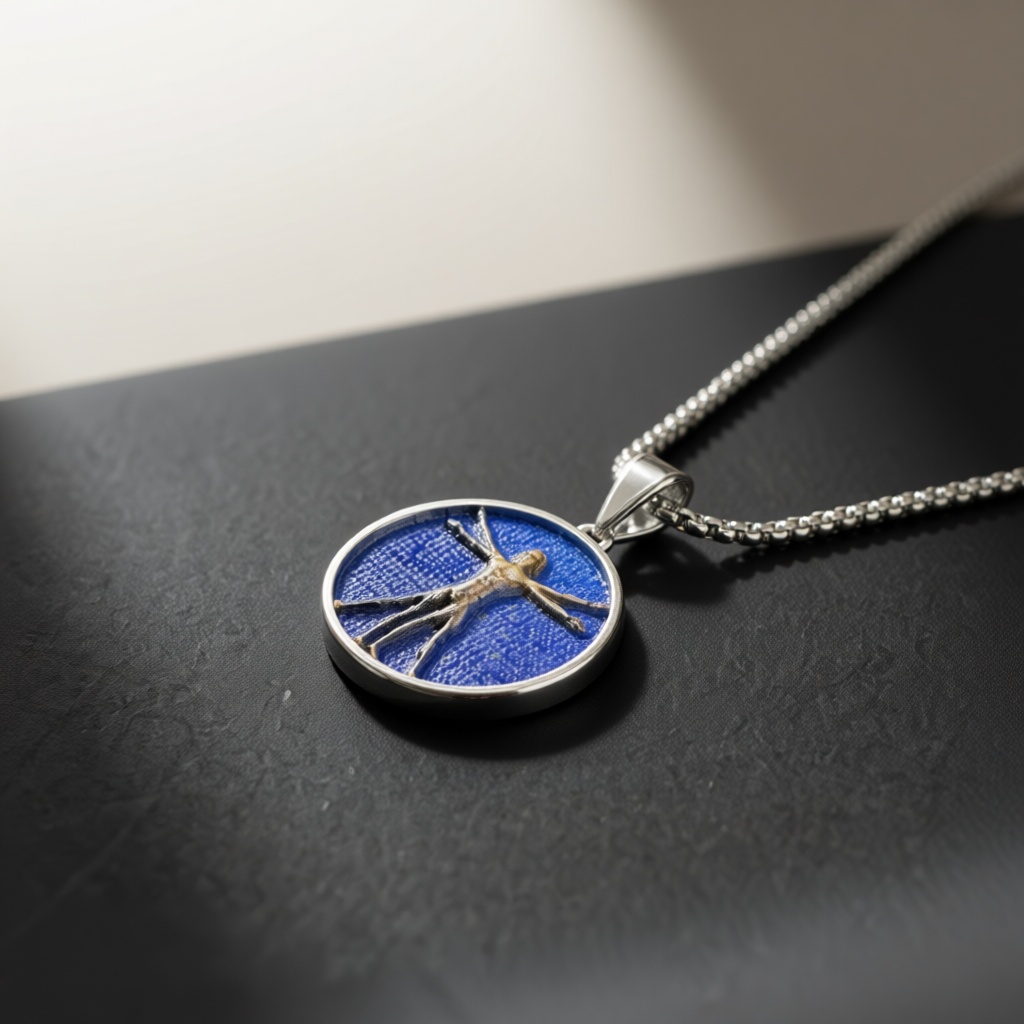 Classic Vitruvian Man Medallio - Art Craft Meaning ulasan dan harga