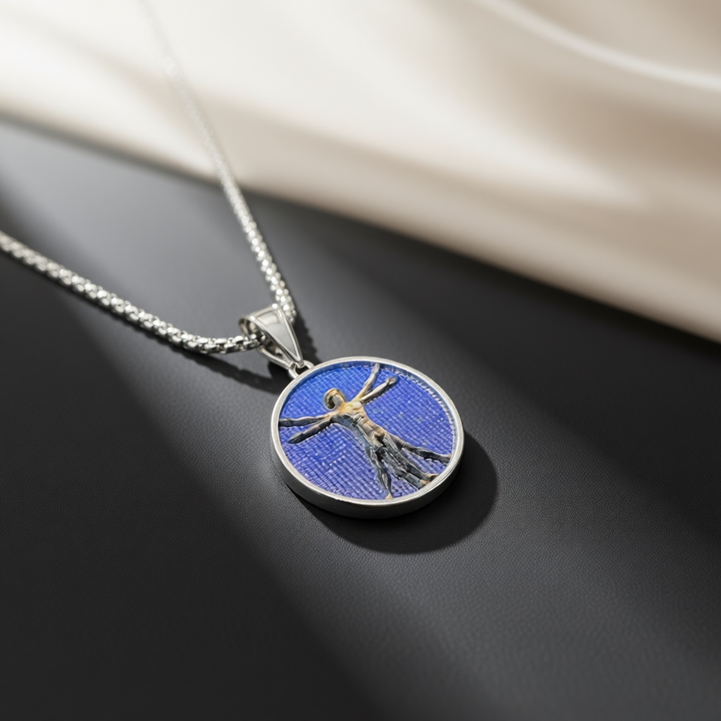 Classic Vitruvian Man Medallio - Art Craft Meaning ulasan dan harga
