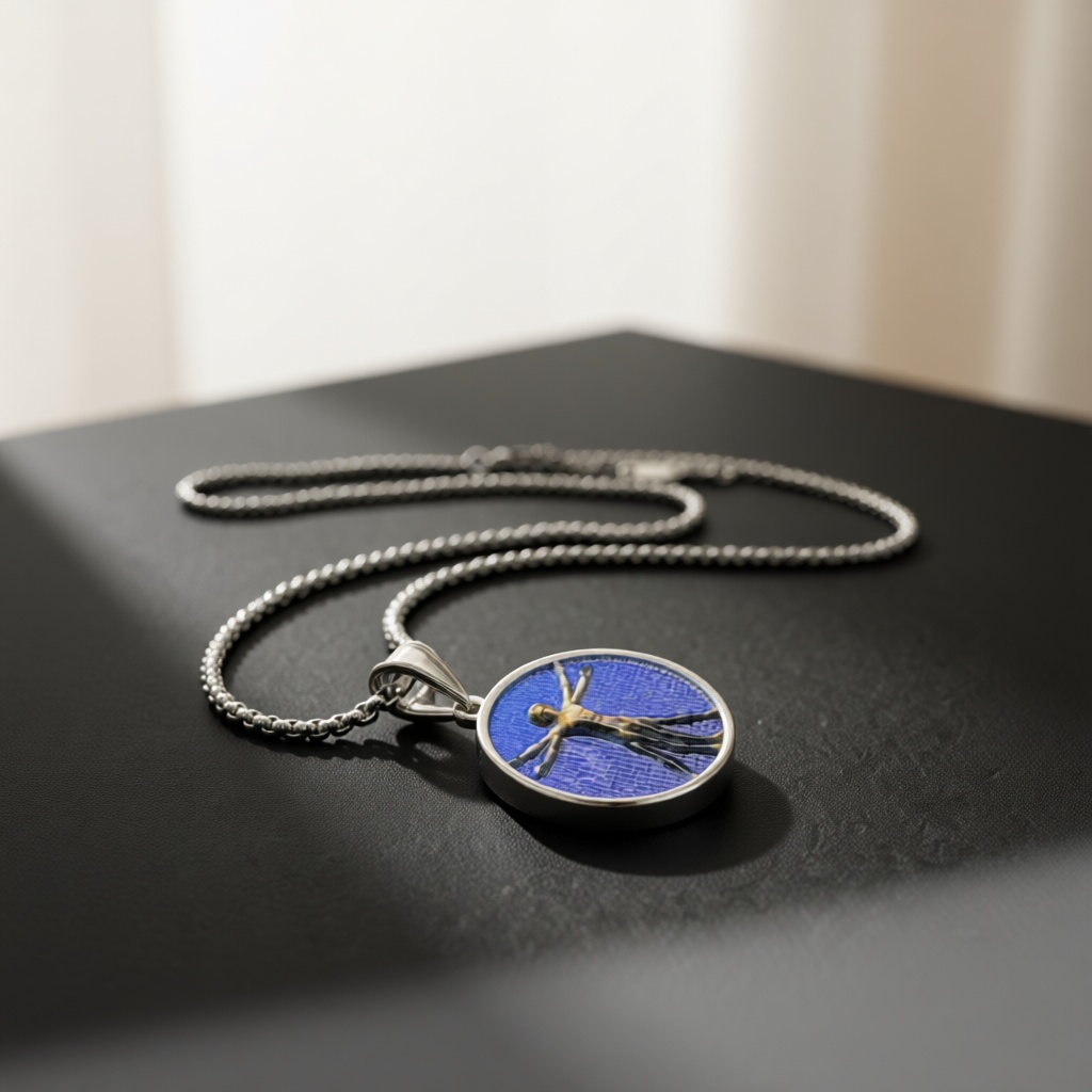 Classic Vitruvian Man Medallio - Art Craft Meaning ulasan dan harga