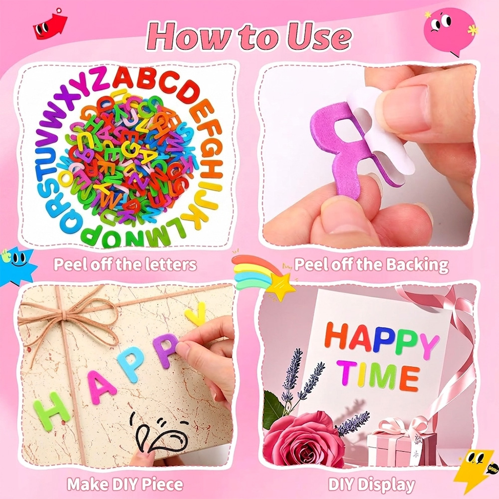 EVA Foam Letter Stickers Self  - Art And Craft Letter Z ulasan dan harga