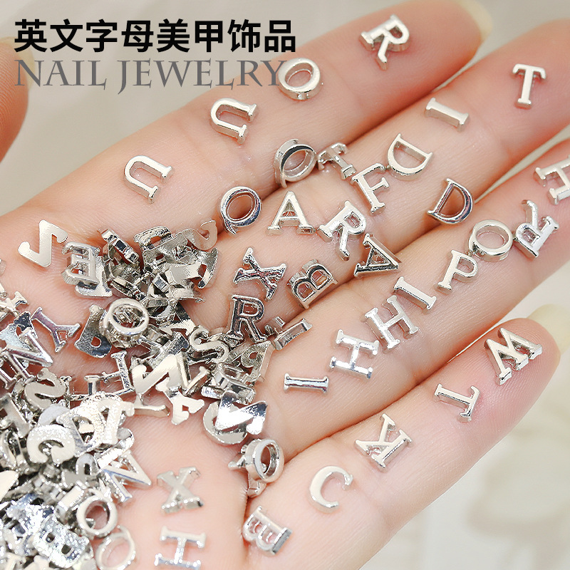 26Pcs 3D Silver Alphabet A-Z E - Art And Craft Letter Z ulasan dan harga