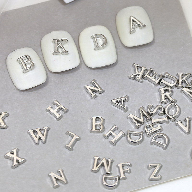 26Pcs 3D Silver Alphabet A-Z E - Art And Craft Letter Z ulasan dan harga