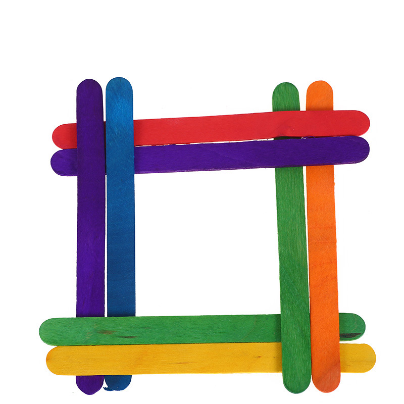 50Pcs DIY Wooden Stick Popsicl - Art Craft With Ice Cream Stick ulasan dan harga