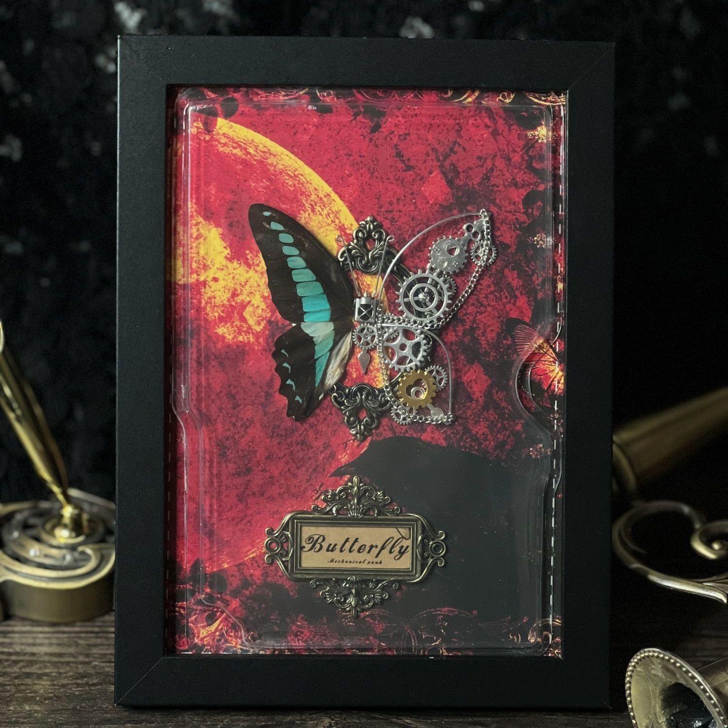 Steampunk Butterfly Frame DIY  - Art Craft Gifts ulasan dan harga
