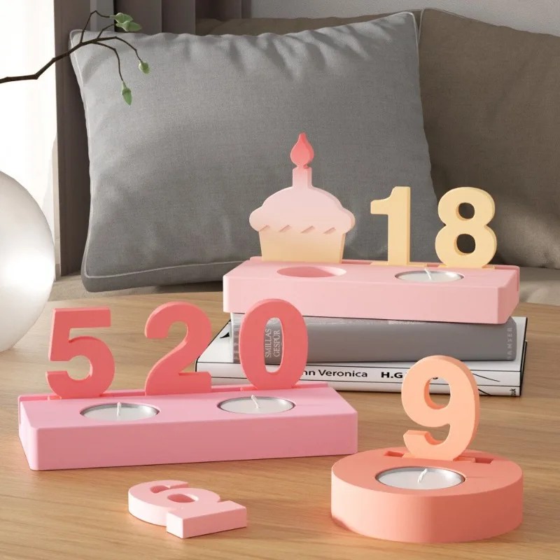 2pc Birthday Cake Silicones Mo - Art Craft Resin ulasan dan harga