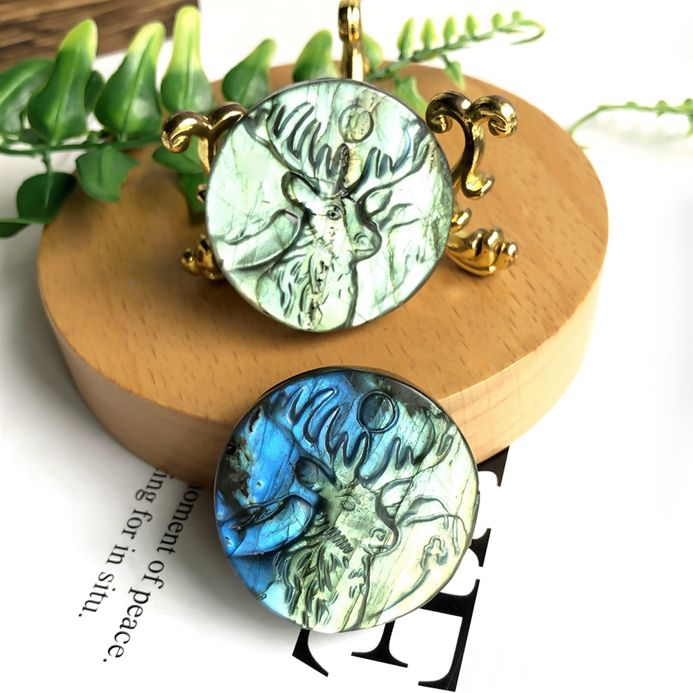 1pc Rainbow Flashy Labradorite - Art Craft Rainbow ulasan dan harga