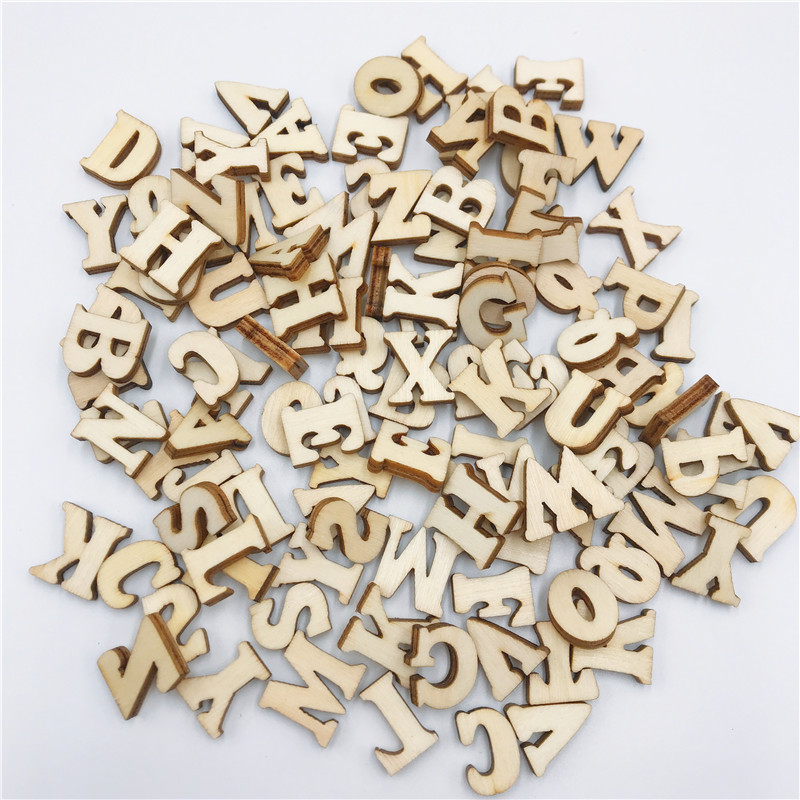 100/200/400PCS Mini Unfinished - Art And Craft Letter Z ulasan dan harga