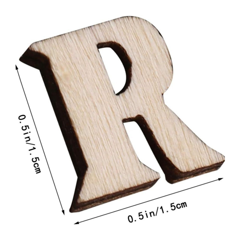 100/200/400PCS Mini Unfinished - Art And Craft Letter Z ulasan dan harga