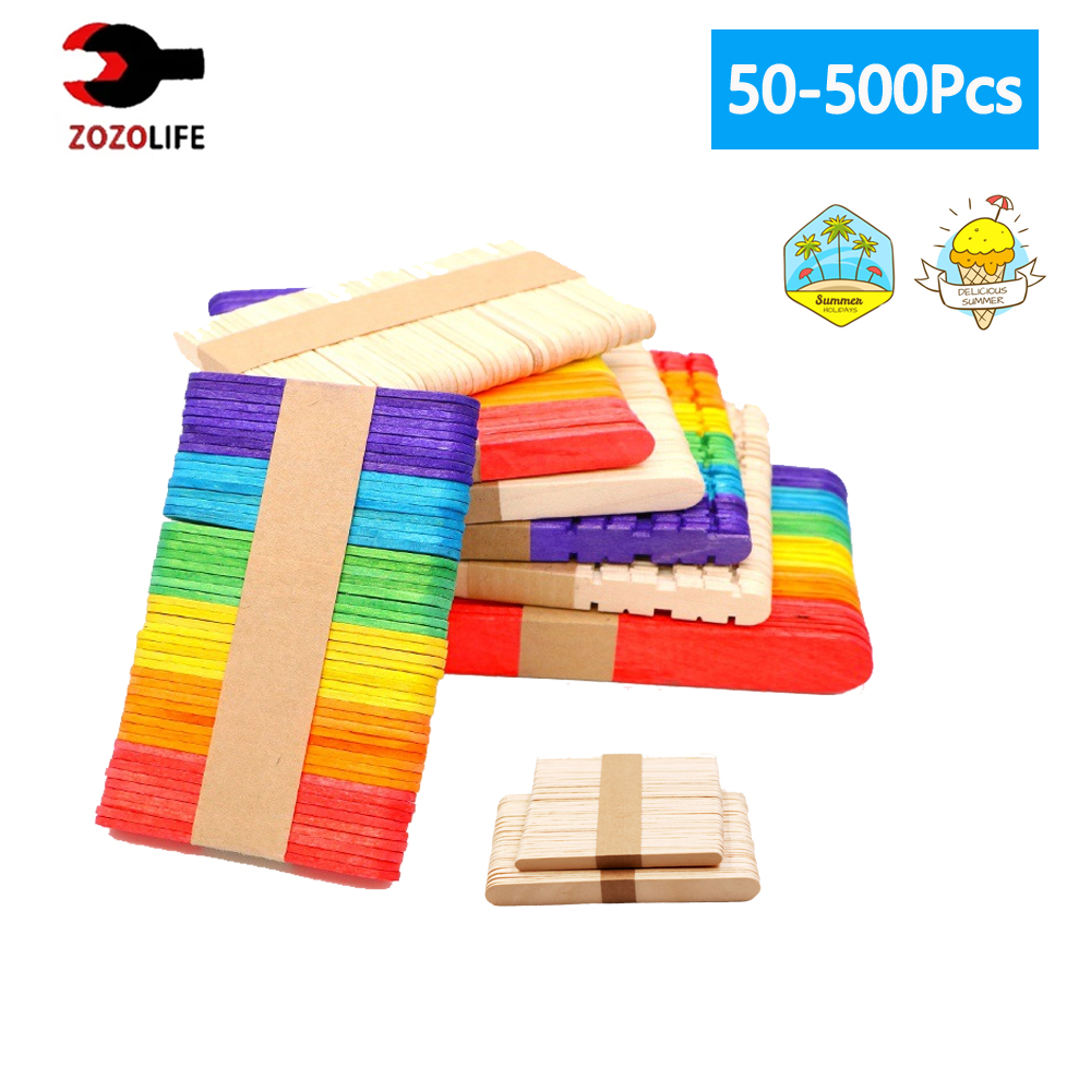 30/100/500Pcs Ice Cream Popsic - Art Craft With Ice Cream Stick ulasan dan harga