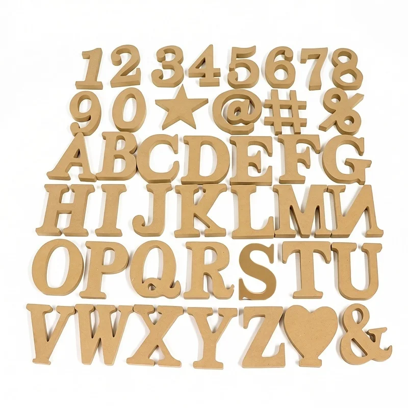 10cm Wood Color Numbers 0-9  L - Art And Craft Letter Z ulasan dan harga