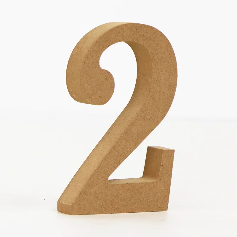 10cm Wood Color Numbers 0-9  L - Art And Craft Letter Z ulasan dan harga