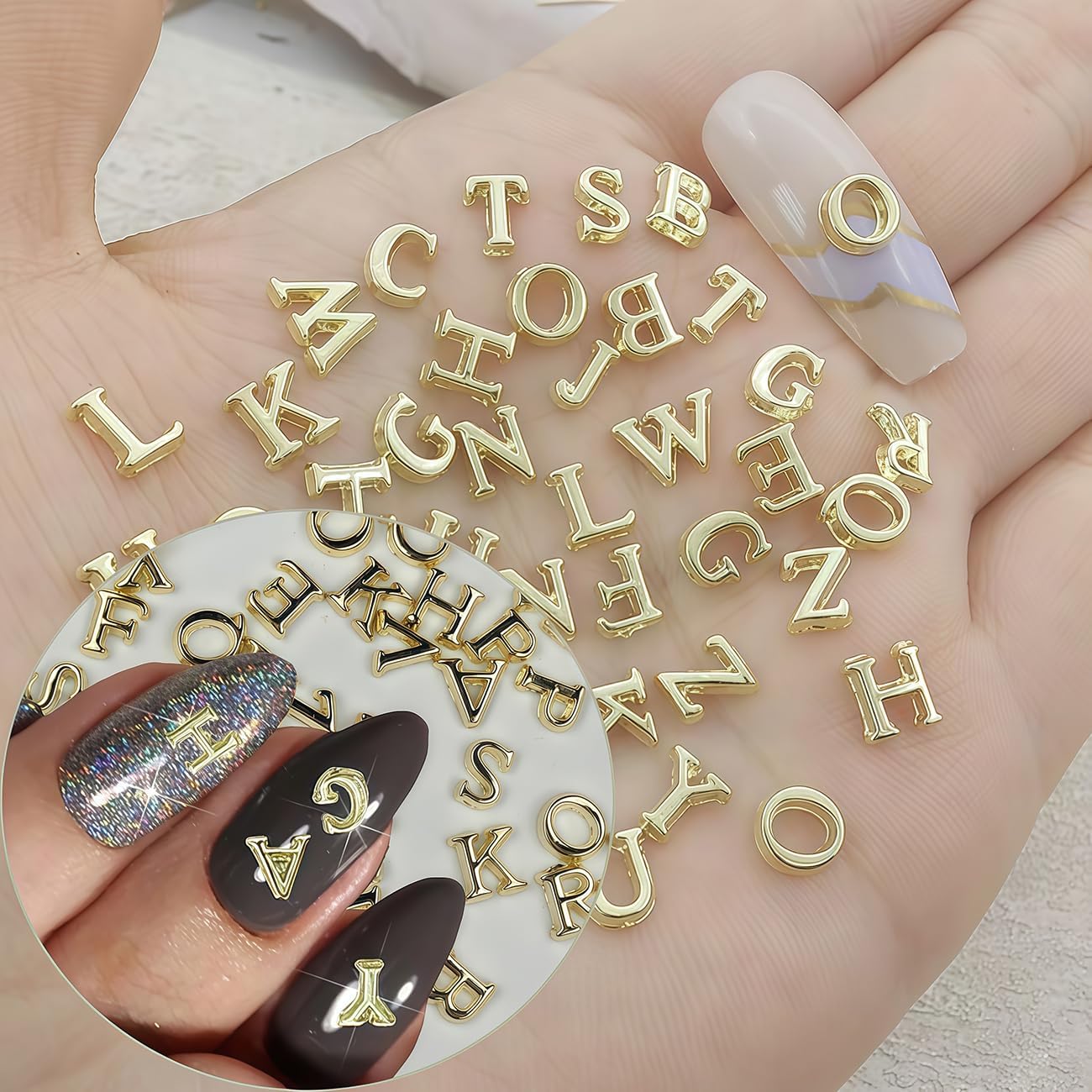 26pcs Holographic English Alph - Art And Craft Letter Z ulasan dan harga