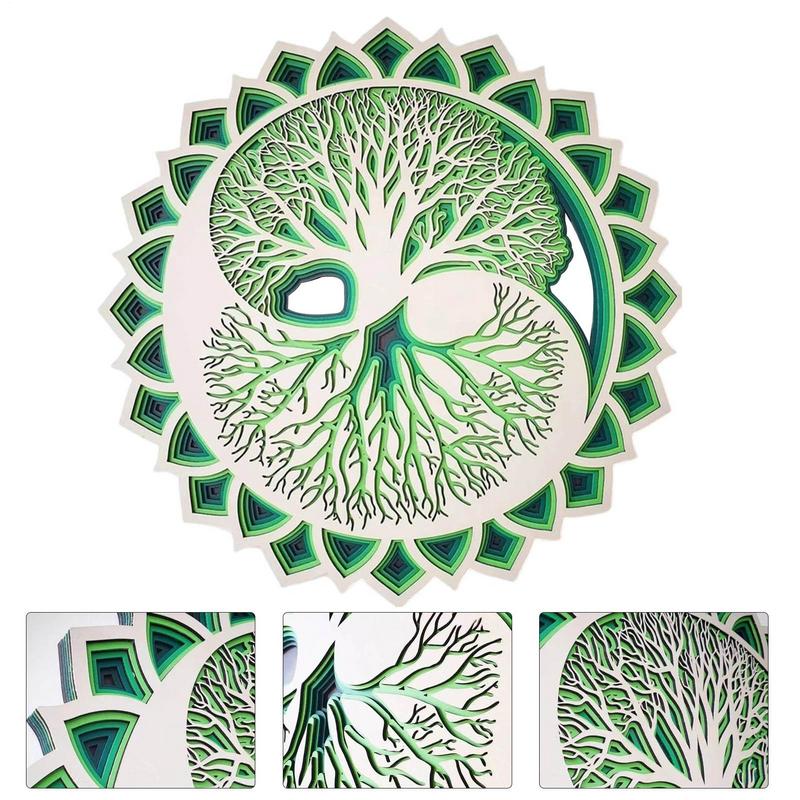 Wood Wall Art With Trees Art D - Art Craft Meaning ulasan dan harga