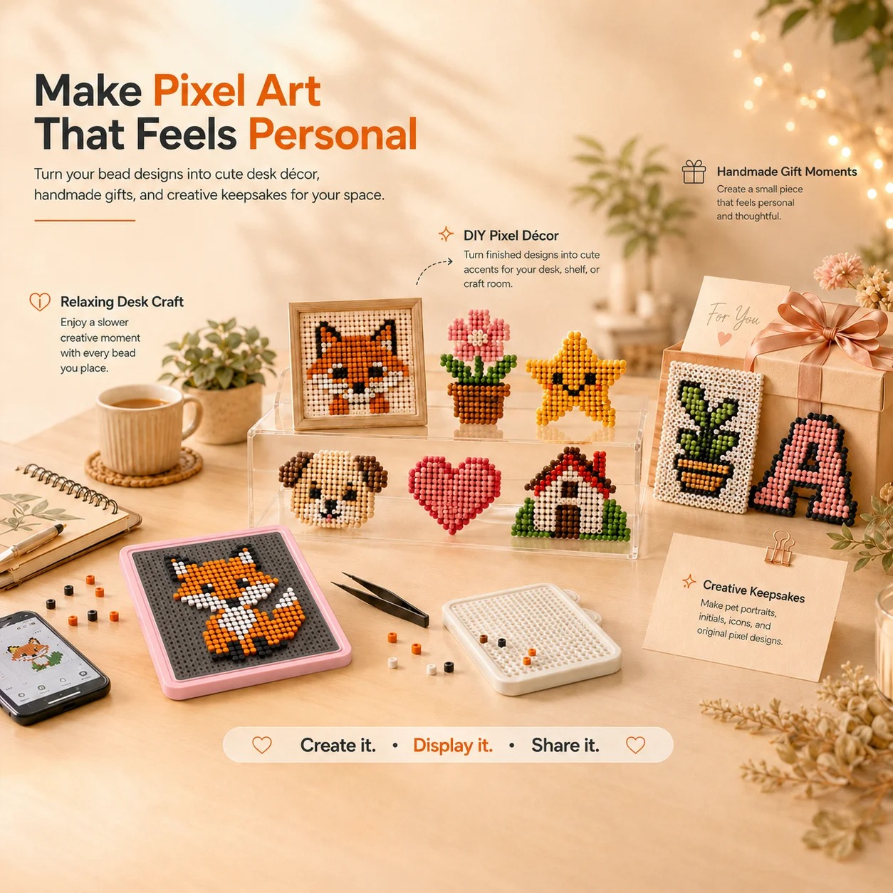LED Smart Bead Art Board App C - Art Craft App ulasan dan harga