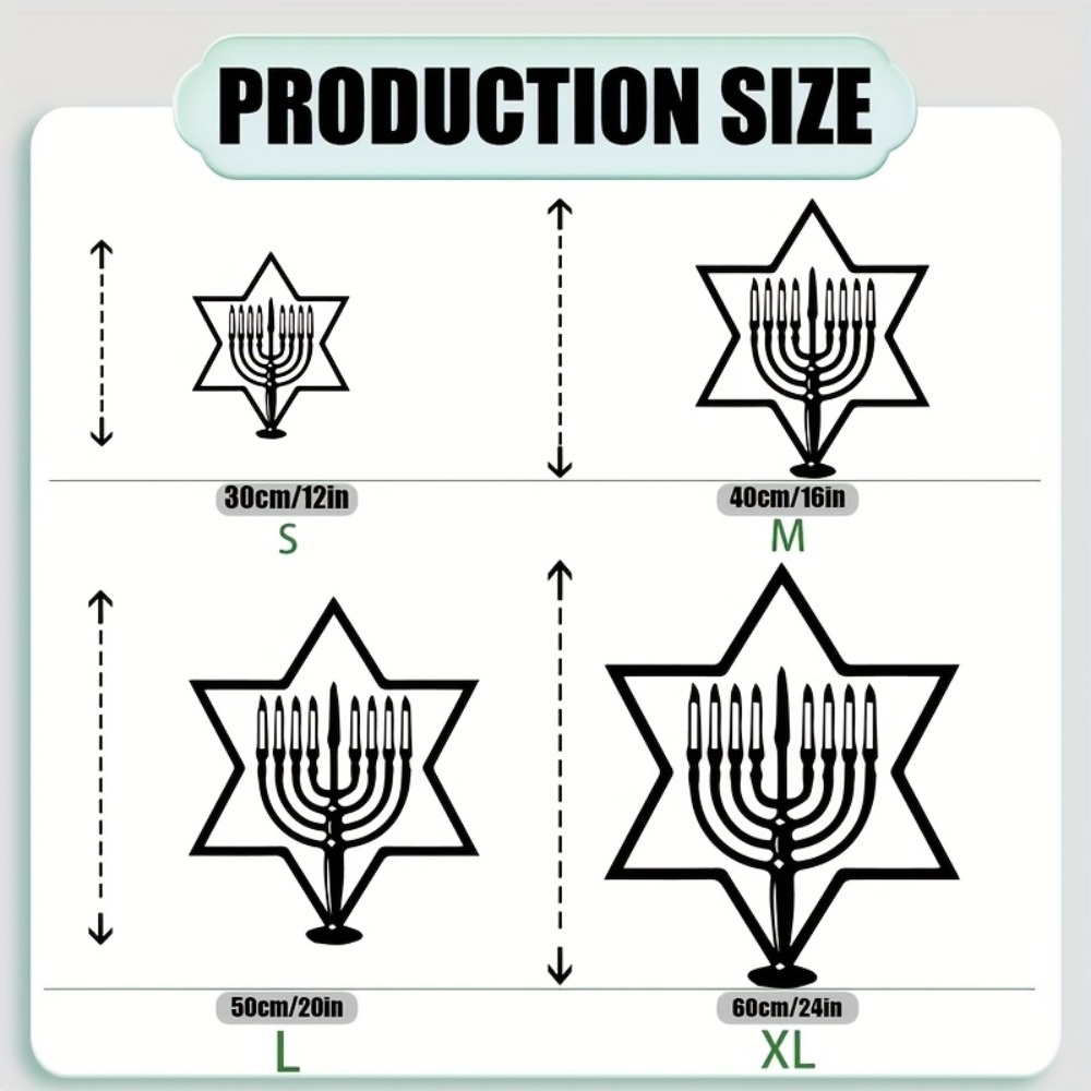 CIFBUY Metal Wall Art Menorah  - Art & Craft Paper Origami ulasan dan harga