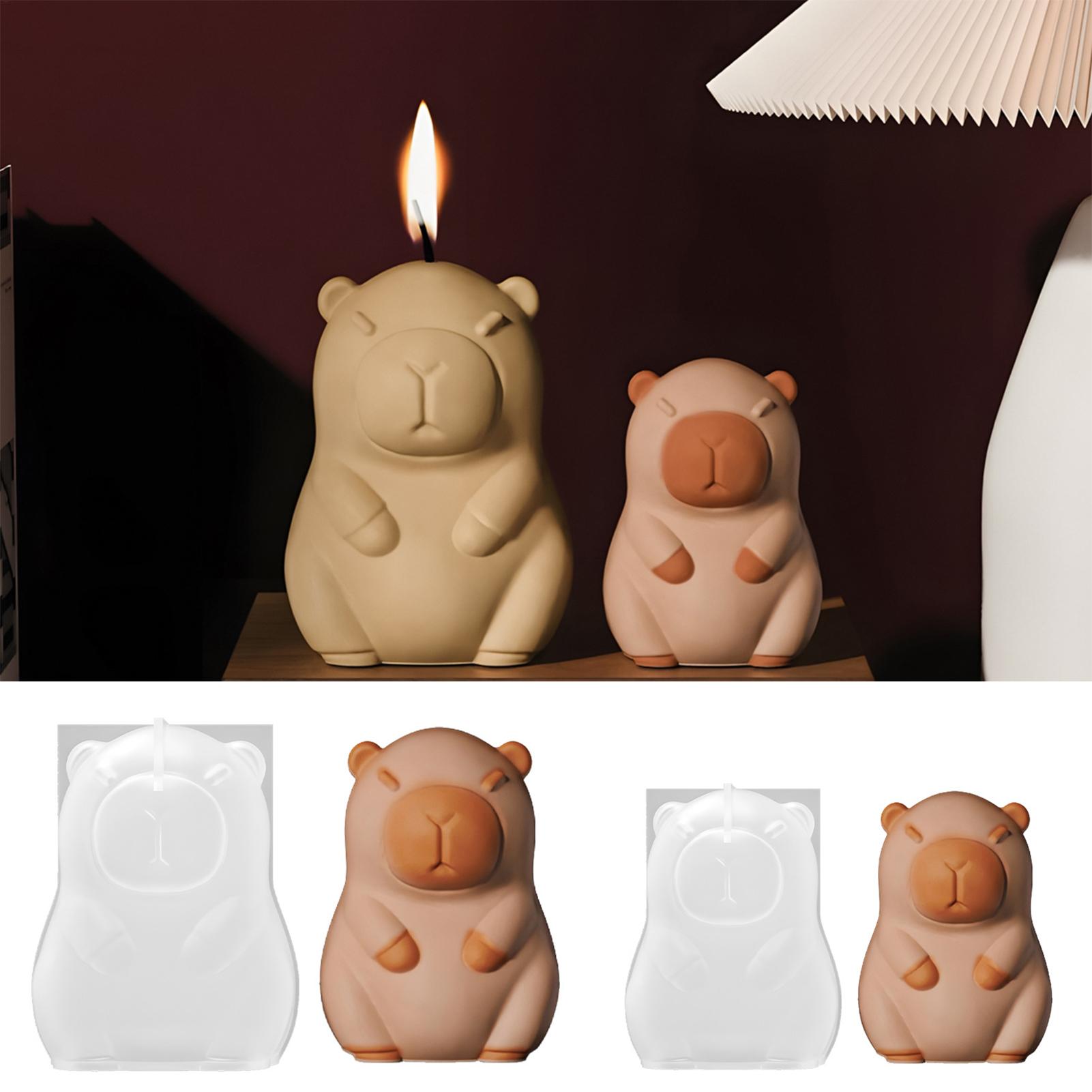 Cute Silicone Molds 3D Capybar - Art Craft With Ice Cream Stick ulasan dan harga