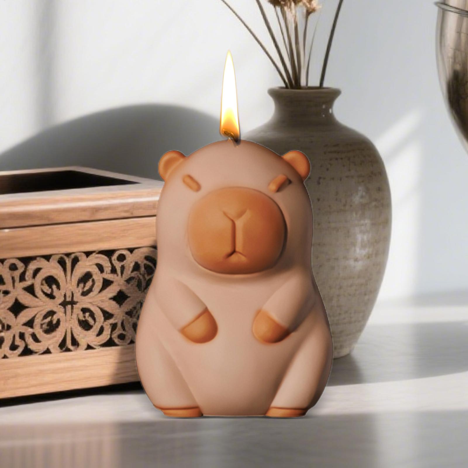 Cute Silicone Molds 3D Capybar - Art Craft With Ice Cream Stick ulasan dan harga