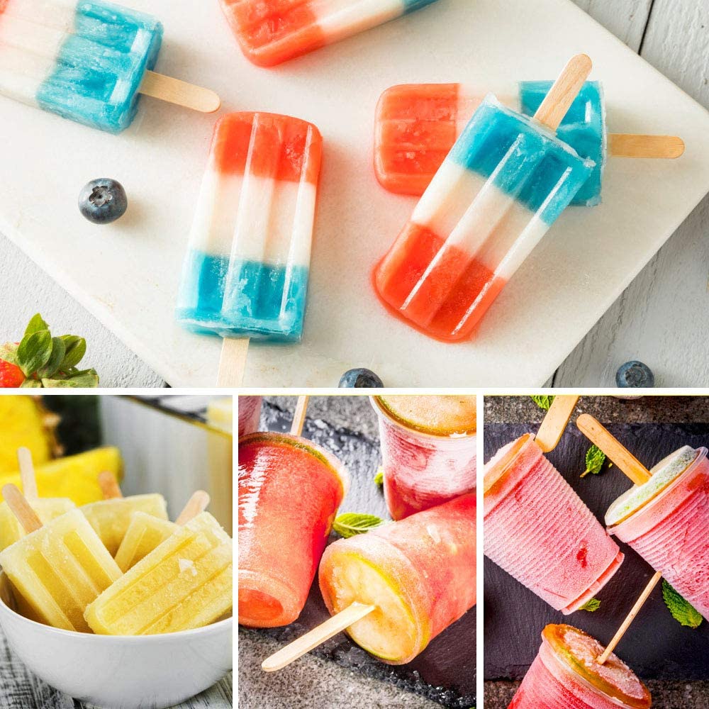 Natural Wooden Popsicle Ice Cr - Art Craft With Ice Cream Stick ulasan dan harga
