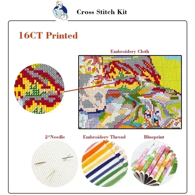 Joy Sunday Cross Stitch Kits L - Art Craft Love ulasan dan harga