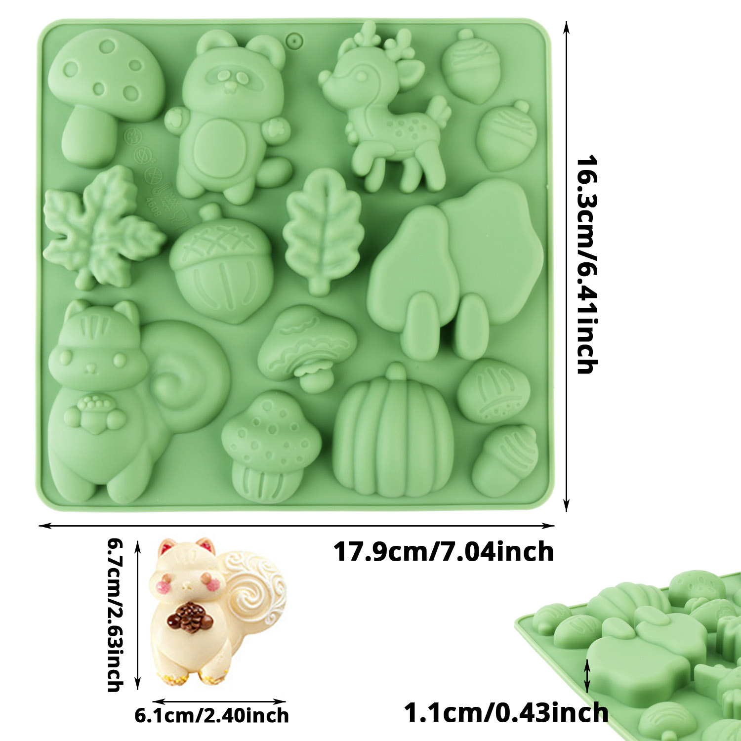 1 Silicone Cake Mold in the Sh - Art Craft Resin ulasan dan harga