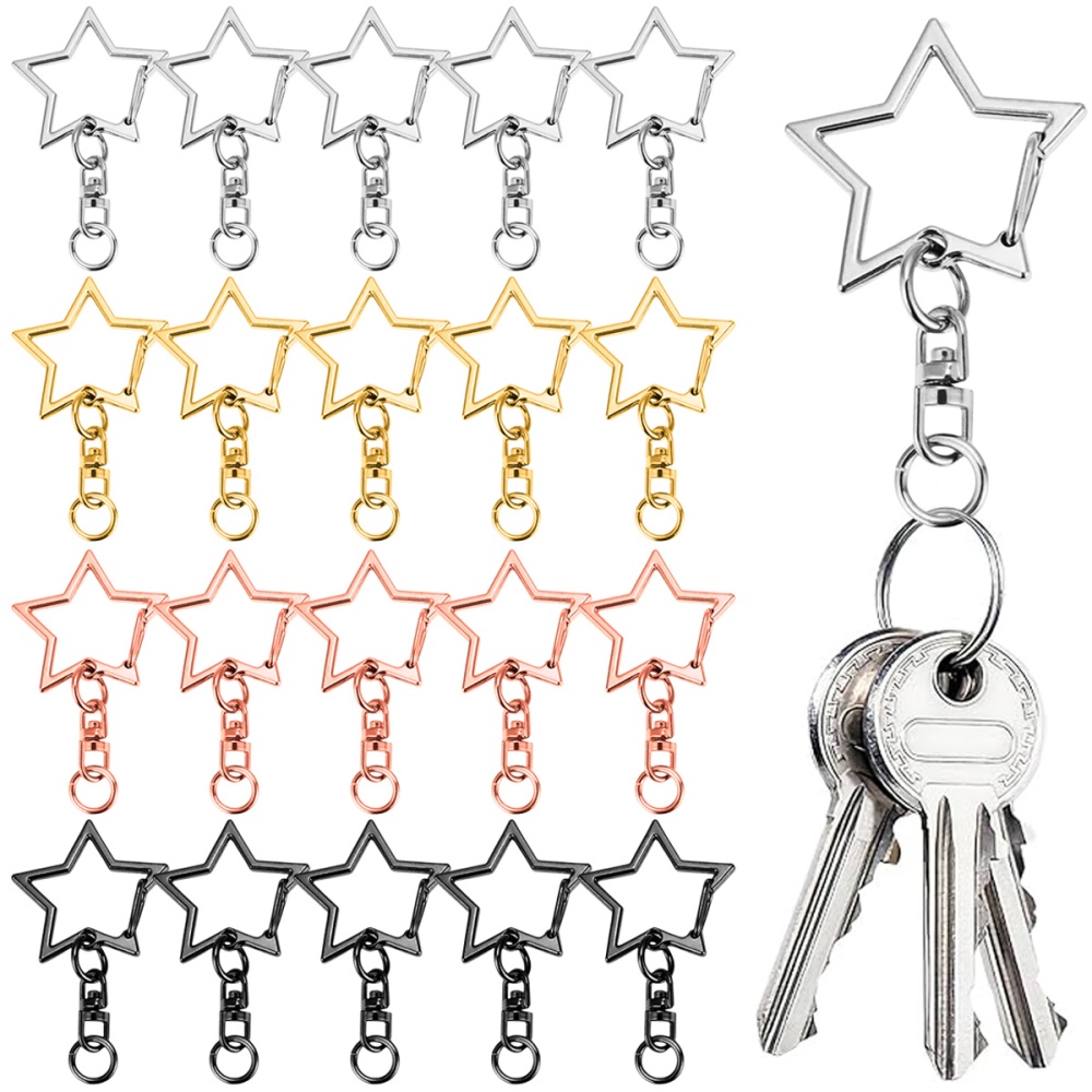 5/15/25/50Sets Star Shaped Sna - Art Craft Gifts ulasan dan harga