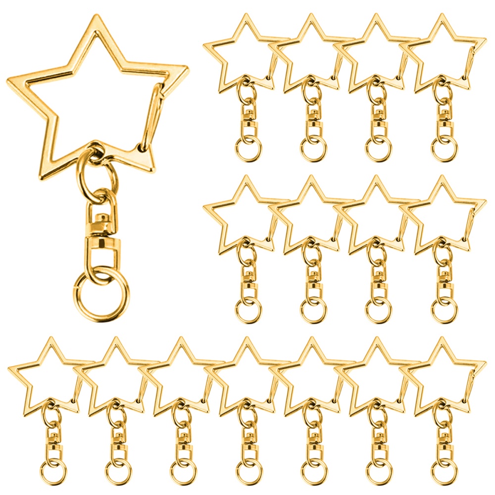 5/15/25/50Sets Star Shaped Sna - Art Craft Gifts ulasan dan harga