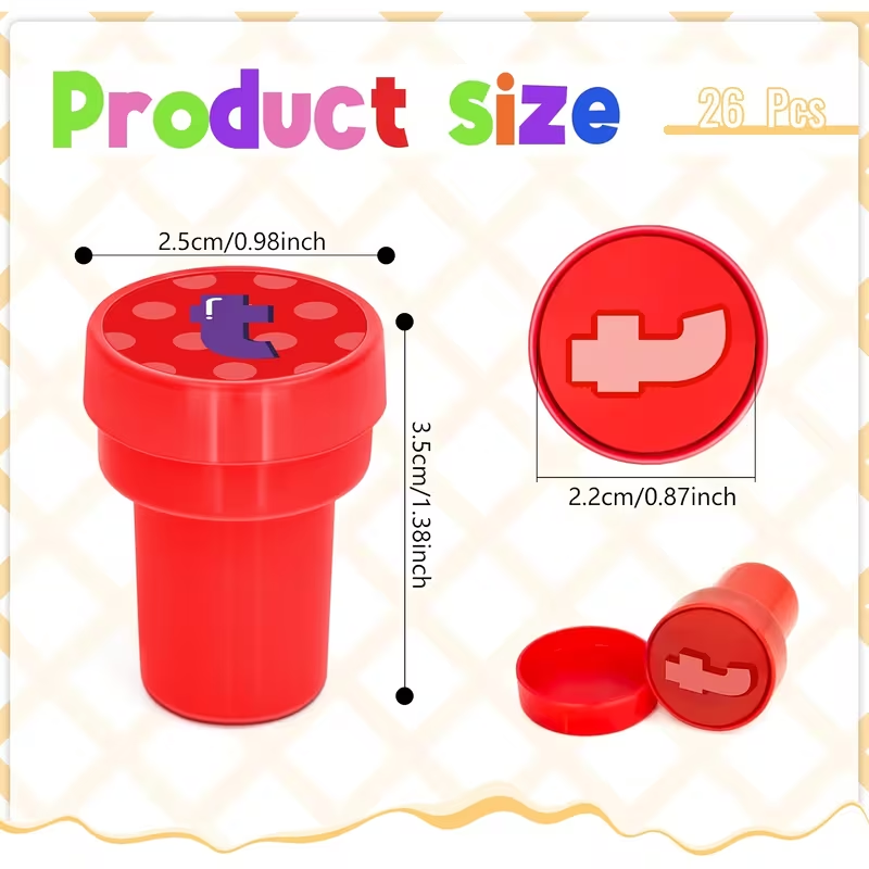 26 Pcs Letter Stamp Seal Set A - Art And Craft Letter Z ulasan dan harga