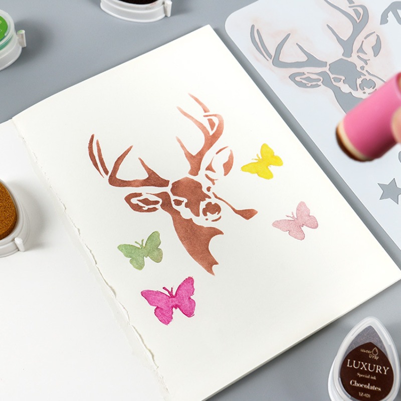16 Sheets/Set A4 Dream Silhoue - Art Craft Template ulasan dan harga