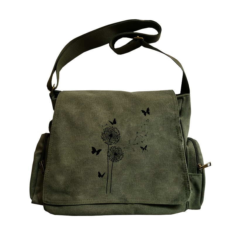 Women's Canvas Vintage Shoulde - Art Craft Butterfly ulasan dan harga