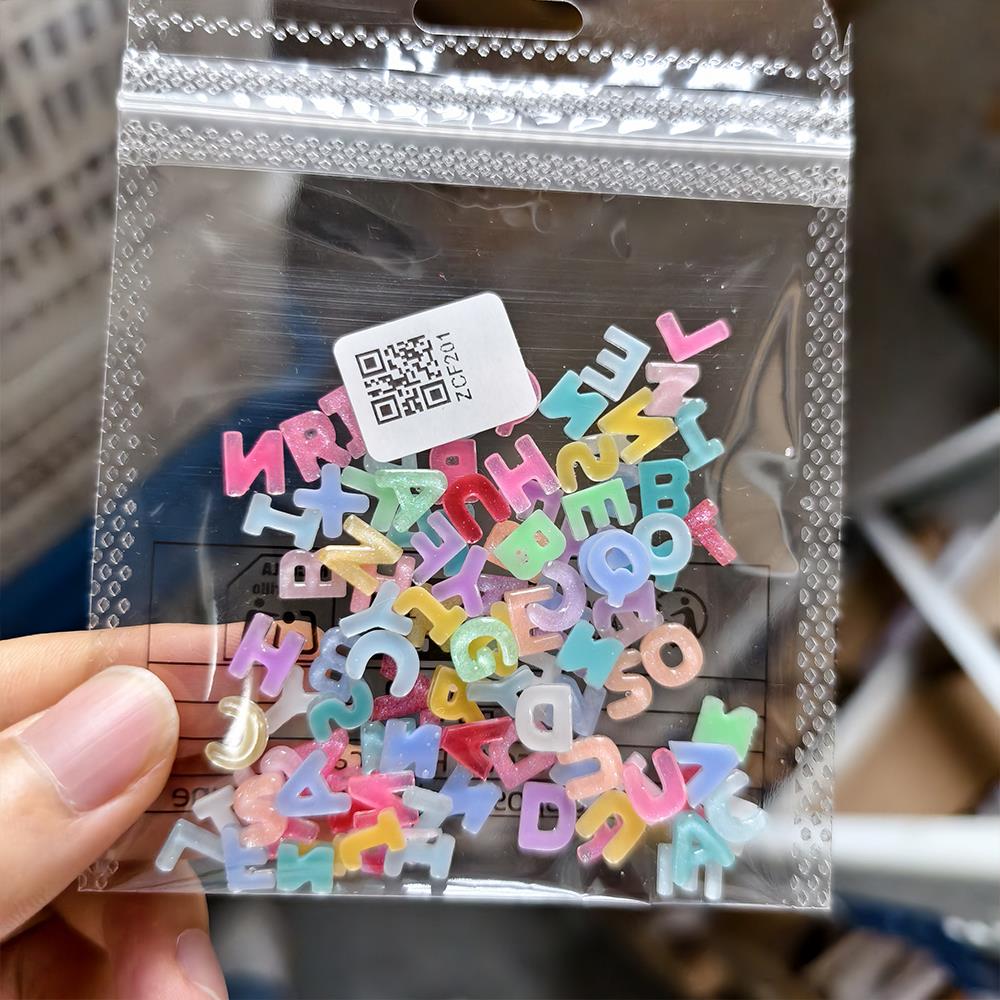 100Pcs 3D Colorful Letter Nail - Art And Craft Letter Z ulasan dan harga