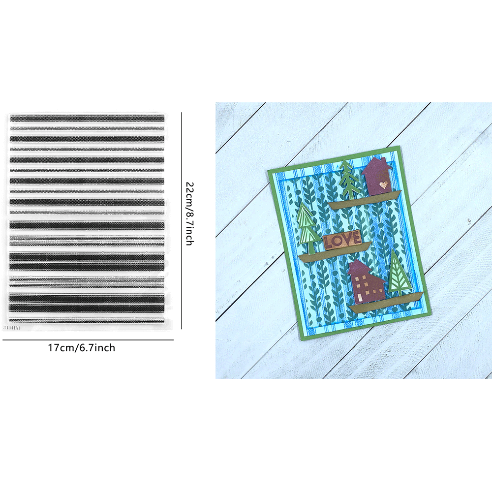 Chirstmas Tree Flower Clear St - Art Craft Template ulasan dan harga